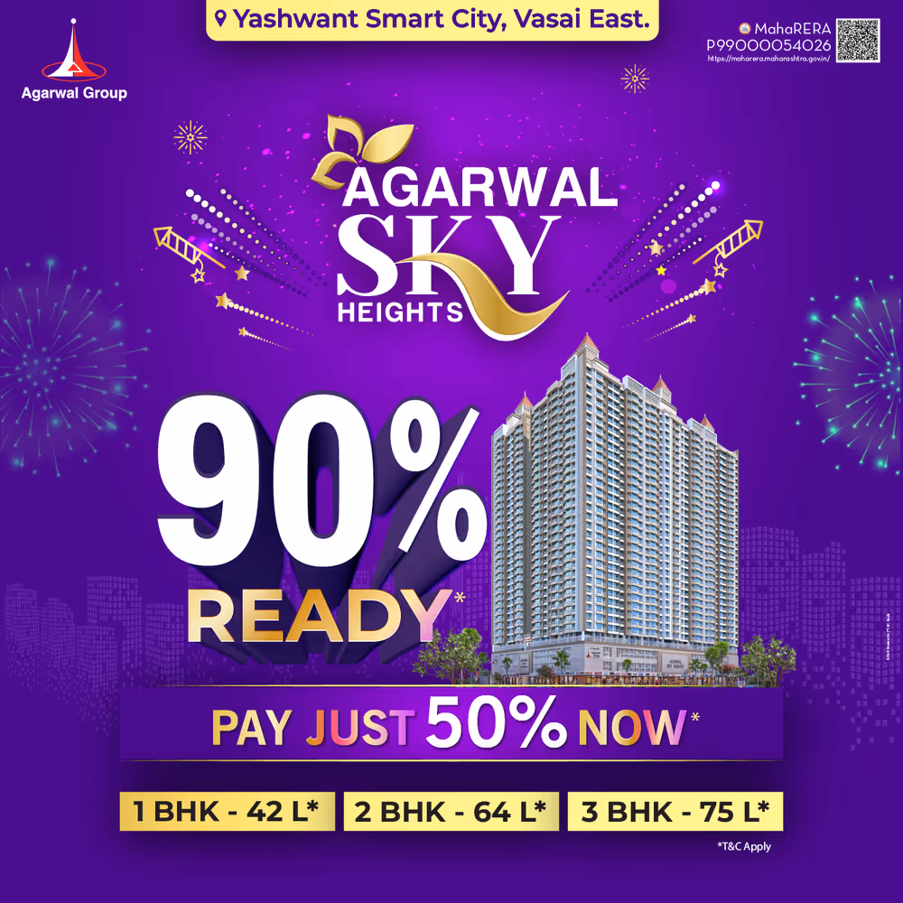 1/2/3 BHK Flats in Vasai East