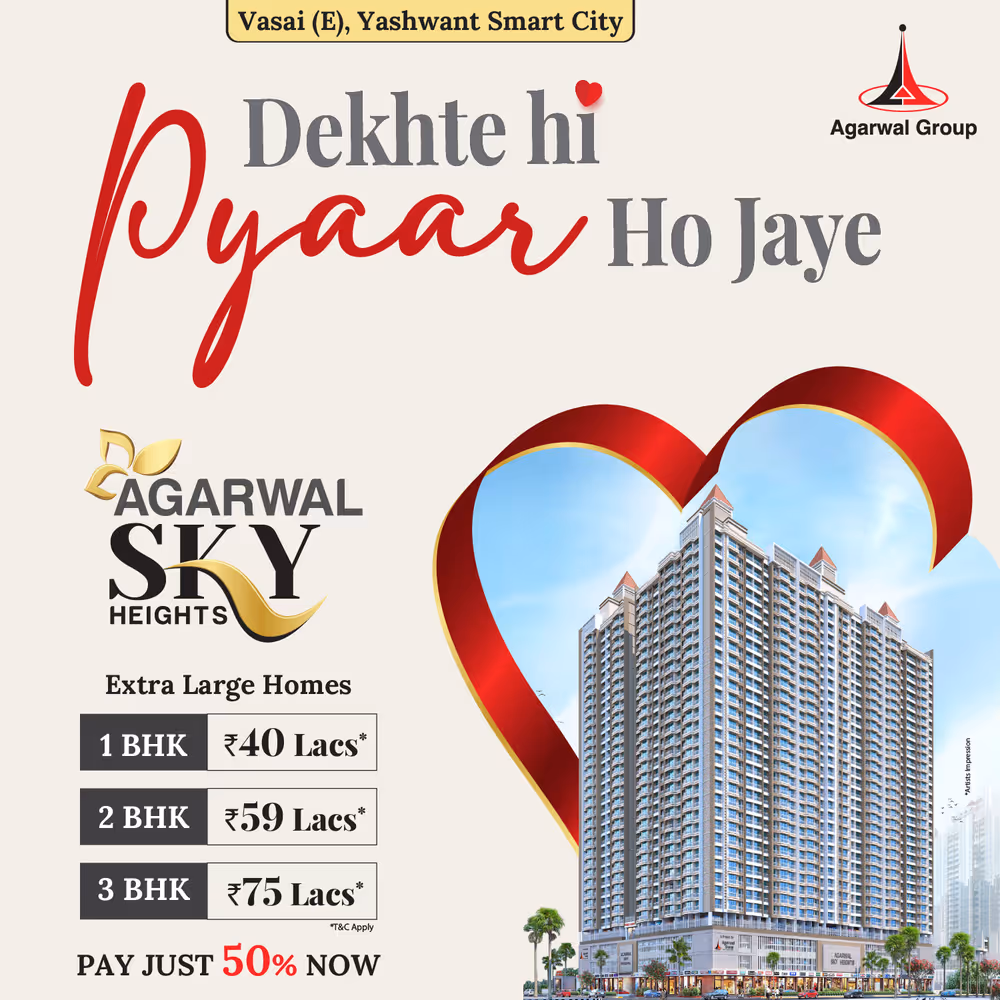 1/2/3 BHK Flats in Vasai East